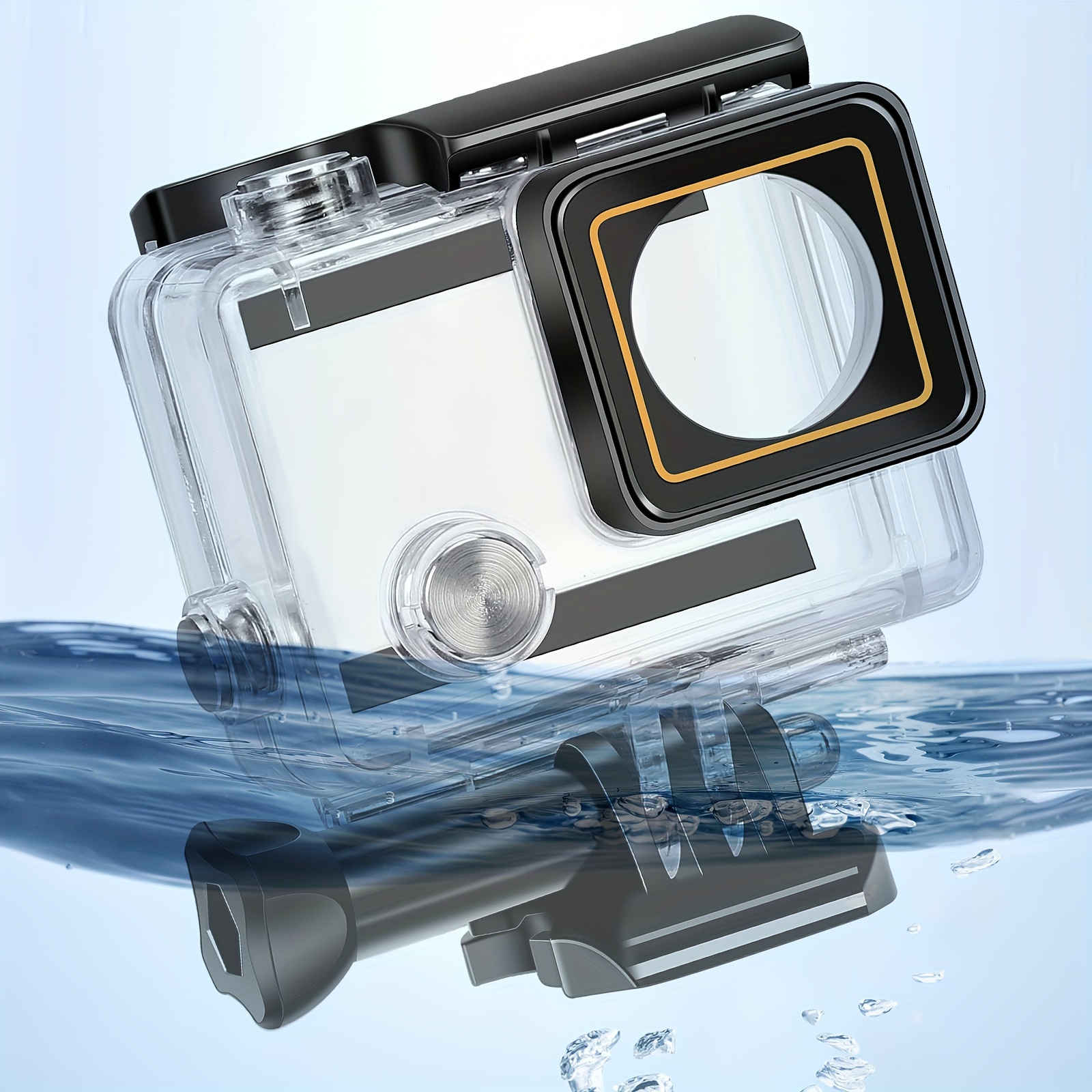 Waterproof Housing Case for Gopro Max Action Camera, Underwater Diving  Protective Shell 30M with Bracket Accessories