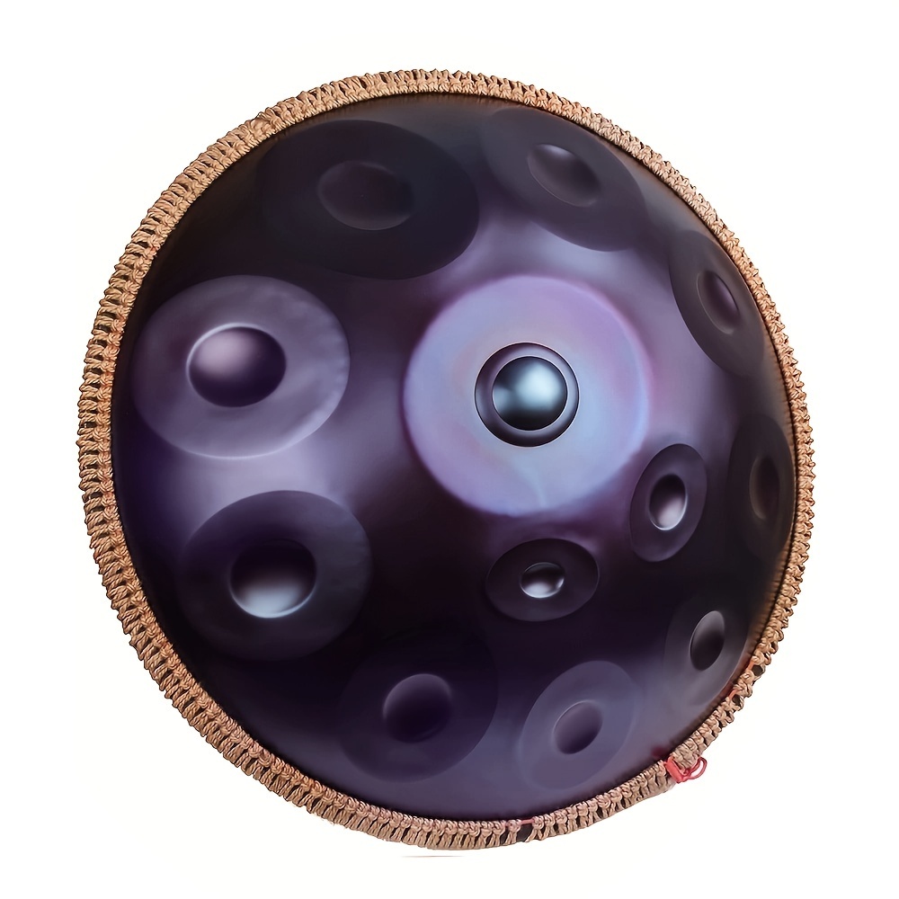 ✳︎ハンドパン 10音 22インチ Dマイナー ヨガ 瞑想 楽器 紫 