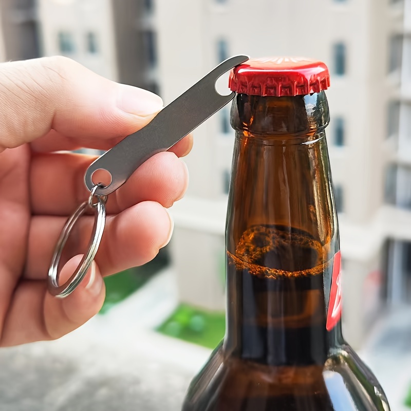 Titanium Keychain Bottle Opener: Choose Engraving