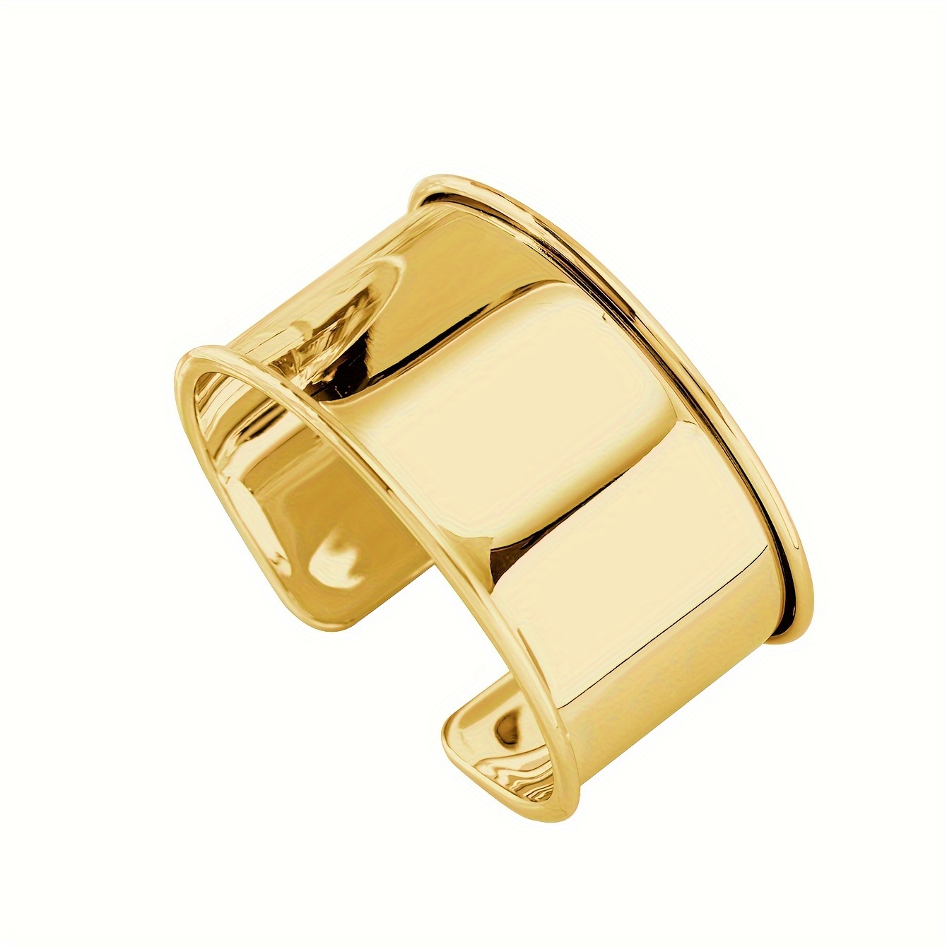 TEMU Adjustable Open Bracelet - Stylish Golden-tone Alloy Cuff With Leaf Design, Perfect For Daily Wear Or Gifting, Unisex Accessory, Bracelet|minimalist Bracelet|durable Bracelet