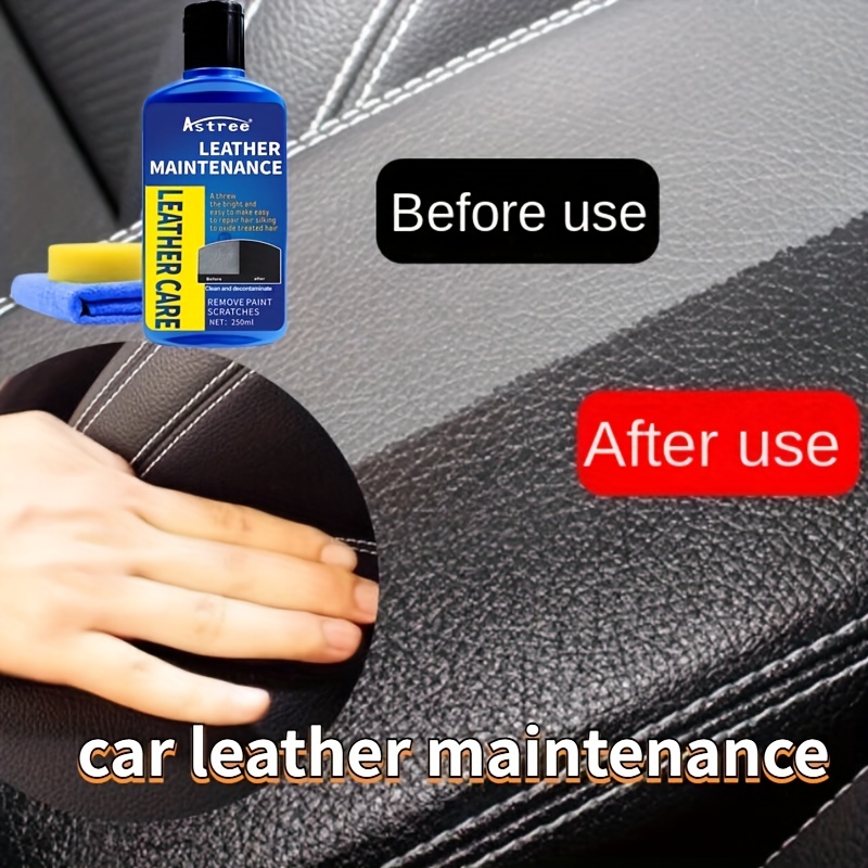 Leather polish wax leather care protection liquid furniture leather sofa  stain removal maintenance polishing bright agent