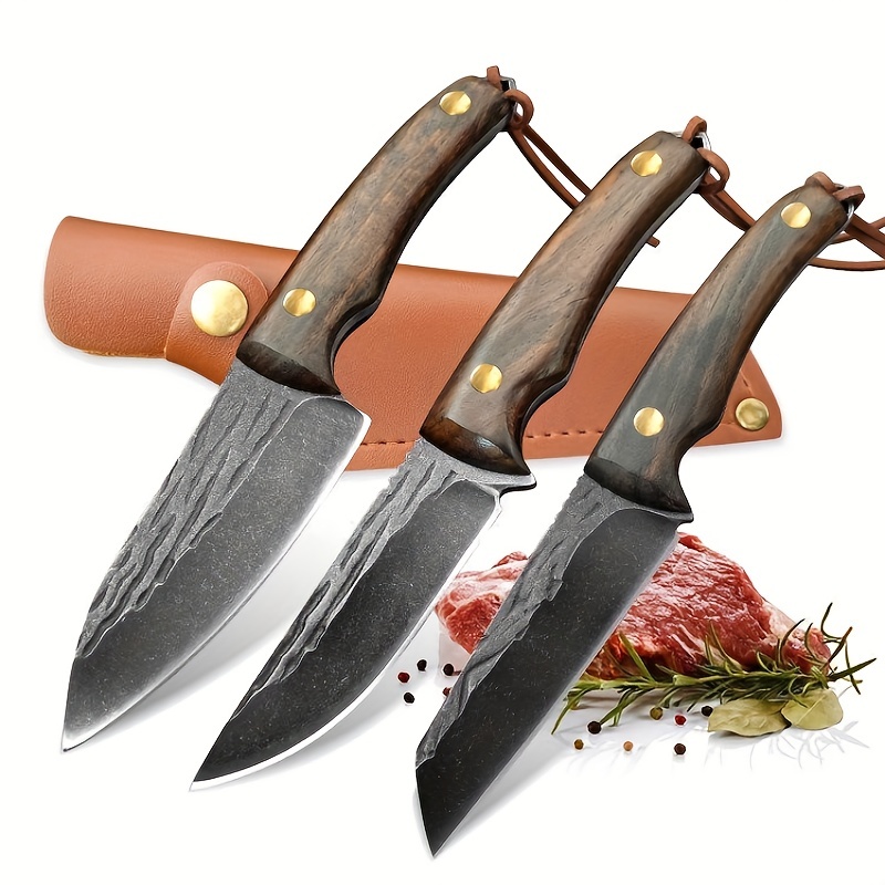 Boning Knife, Heavy Duty Professional Meat Cleaver, Stainless Steel Knives,  Kitchen Gadgets, Kitchen Accessories - Temu