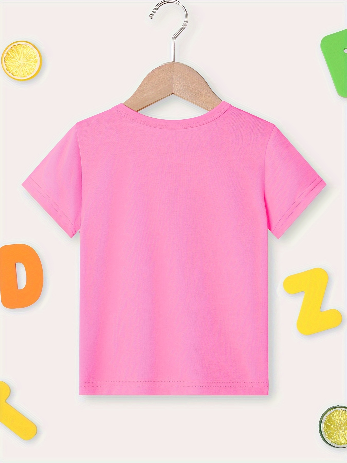 Camiseta niña color rosa con dibujo - MIA FASHION KIDS