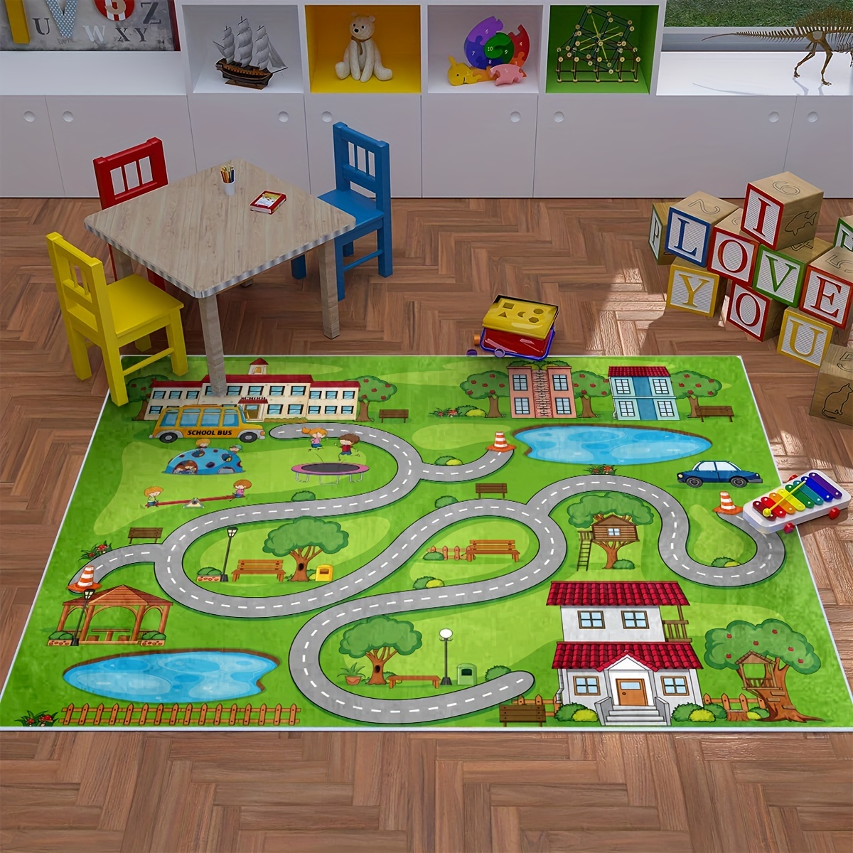 Educational Rug, Large Classroom Carpet