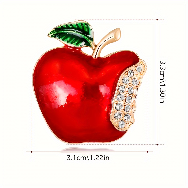 Red Apple Pin
