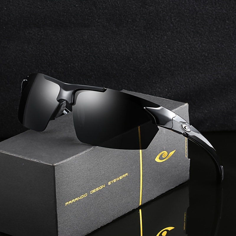 PARANOID Sport Square Polarized Sunglasses for Men Women Outdoor