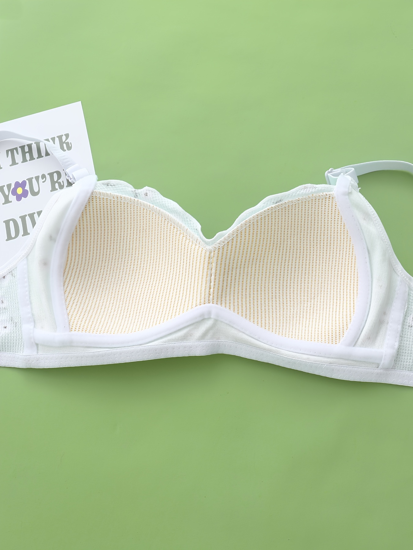 Simple Cotton Girl Bra: Thin Section, No Steel Ring, Comfortable For  Students From Covde, $8.56