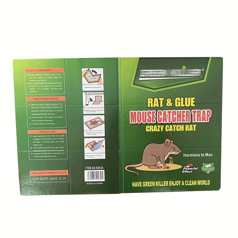1PC Plastic mouse trap plastic household mouse trap mouse trap mouse  exterminator tool sticky mouse board mouse cage