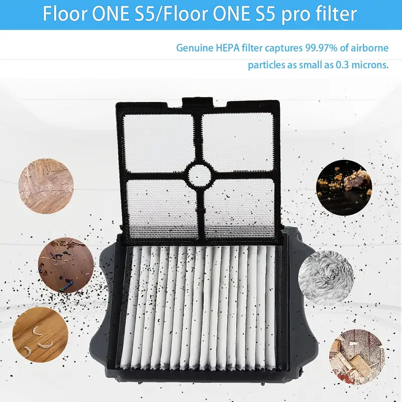 Floor One S5 Replacement Hepa Filter And Brush Roller For - Temu