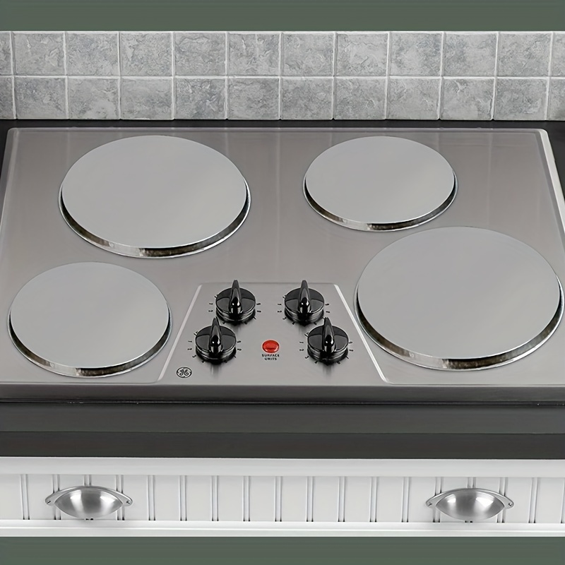 Electric Stove Burner Covers Stainless Steel Kitchen Stove Top