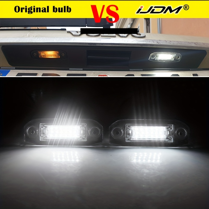 POPMOTORZ Number Plate Light, LED License Plate Lights with Canbus Design  Error Free 2835 SMD Compatible with Volvo S80 V70 XC60 XC70 XC90 V50 S40  C30, 2Pcs : : Automotive