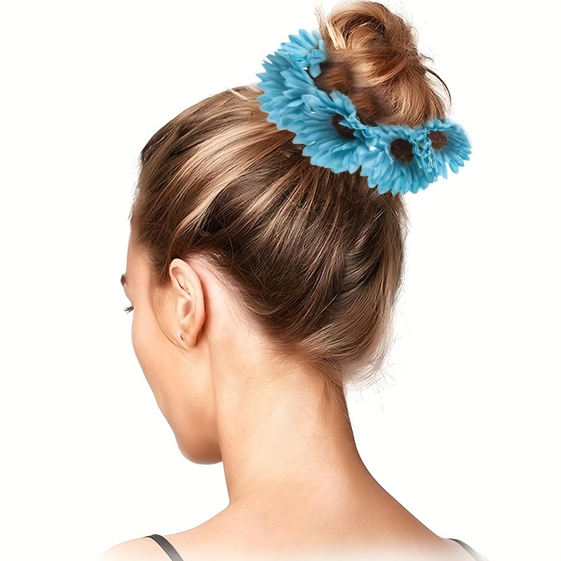 Boho Sunflower Hair Tie Elastic Hair Accessories