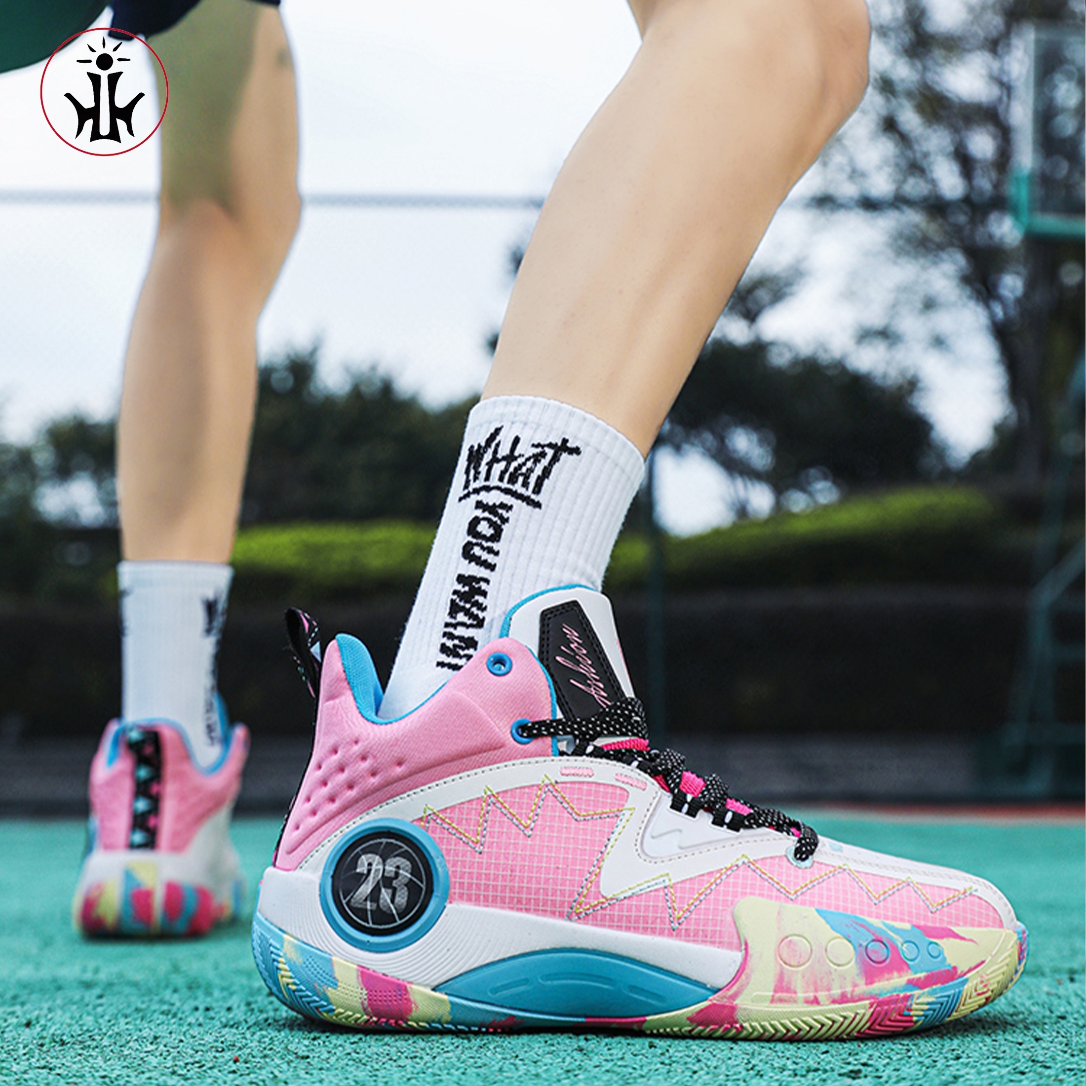 Nike Air Jordan 4 South Beach Custom Women's Shoes (Followers)