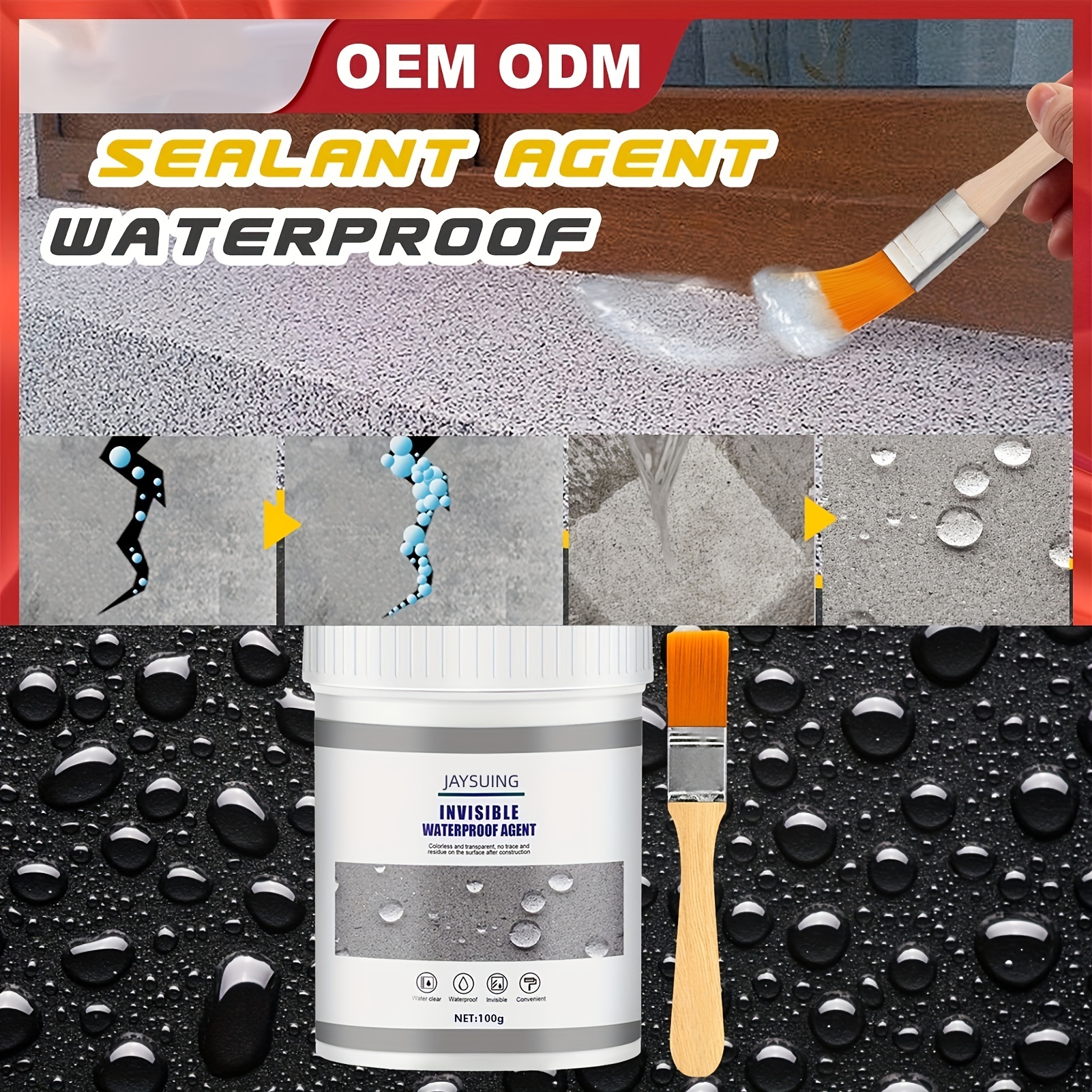 Waterproof Glue Waterproof Insulating Sealant Invisible Waterproof Agent  100g