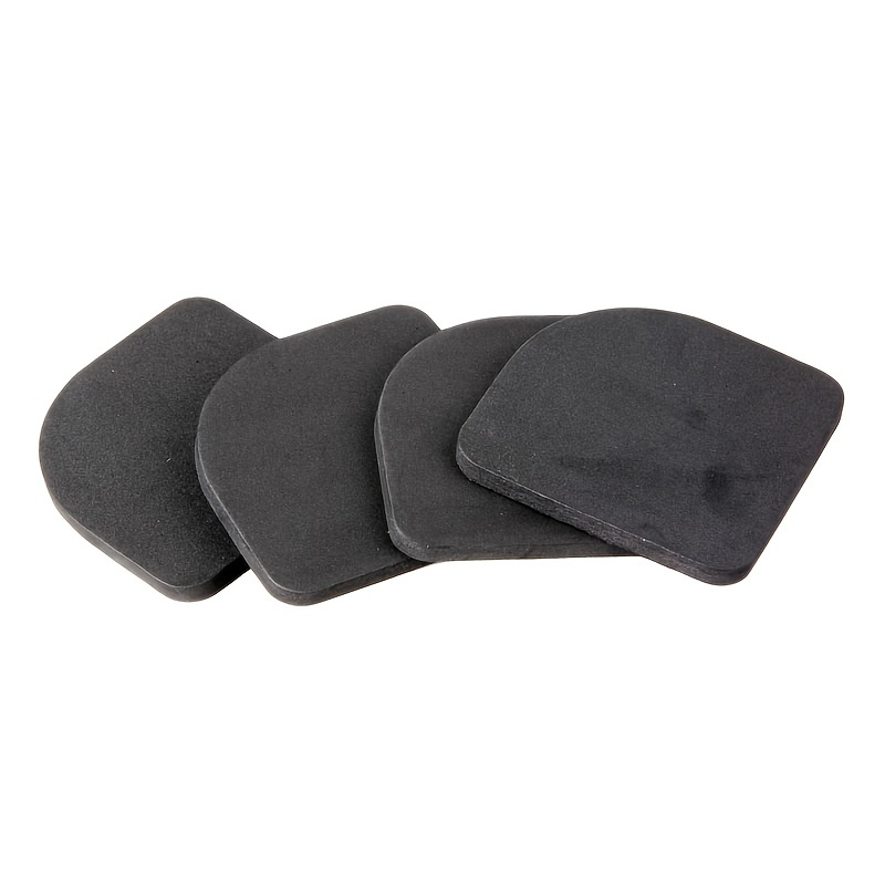 TEMU 4pcs Fixing Pads For Appliances – 3.03in X 3.03in, Non-slip Plastic Floor Protectors For Washing Machines And Other Appliances, Appliance Floor