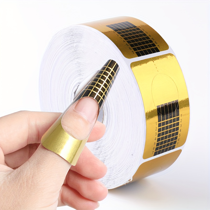 

Nail Art Paper Holder, Rectangular Nail Extension Golden Finger Holder, Nail Glue Finger Holder, Nail Extension Holder