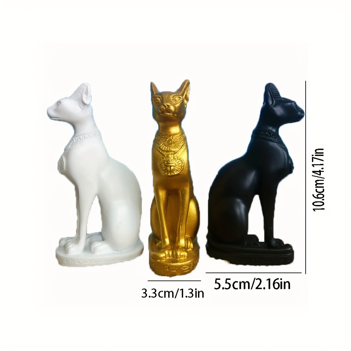 Cat God Small Ornaments Exotic Egyptian Cat Ornaments Living - Temu