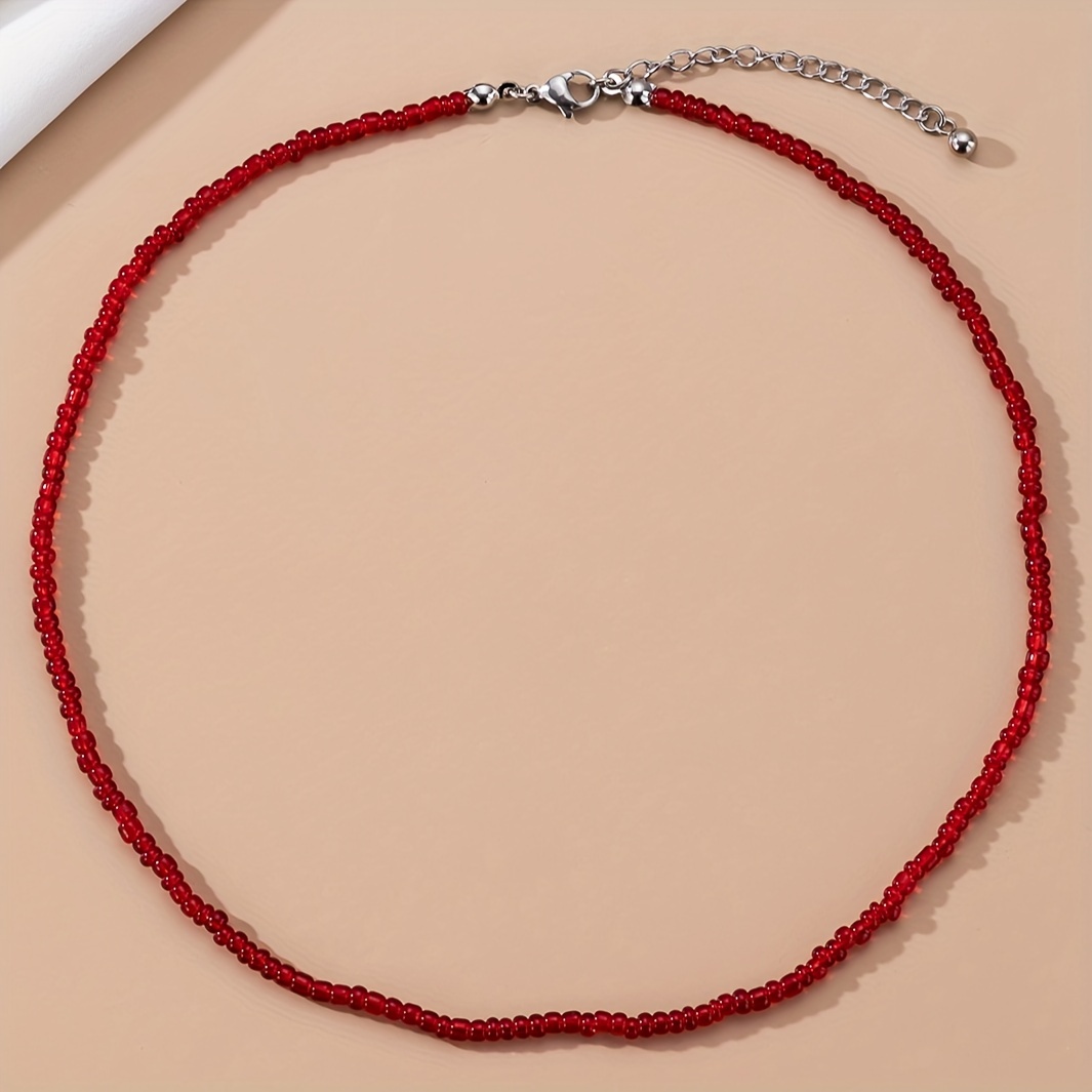 TEMU 1pc Collier Bohème Tendance Élégant Perles Peut Également Être Bracelet pour Activités Festives Quotidienne Décontractée et de Voyage