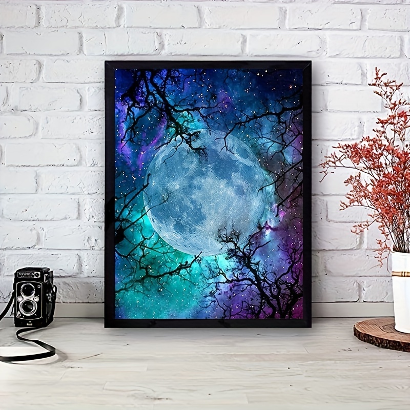 Diamond Painting Set, DIY 5d Full Drill Round Diamond Art, Kids Diamond  Painting Kit, Home Decor Wall Painting, Holiday Gift