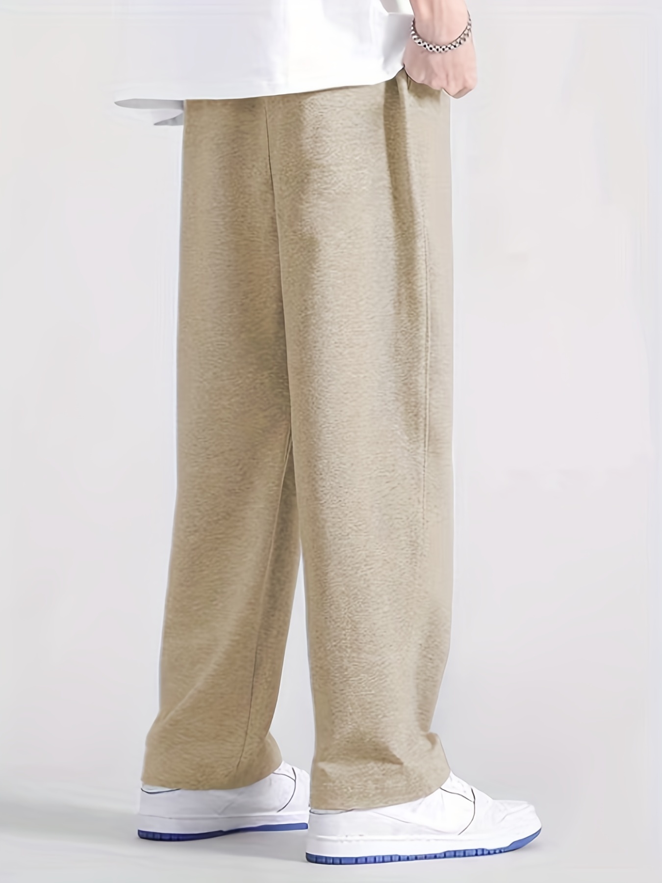 Planet Graphic Pattern Joggers Men's Casual Loose Fit Drawstring Pants