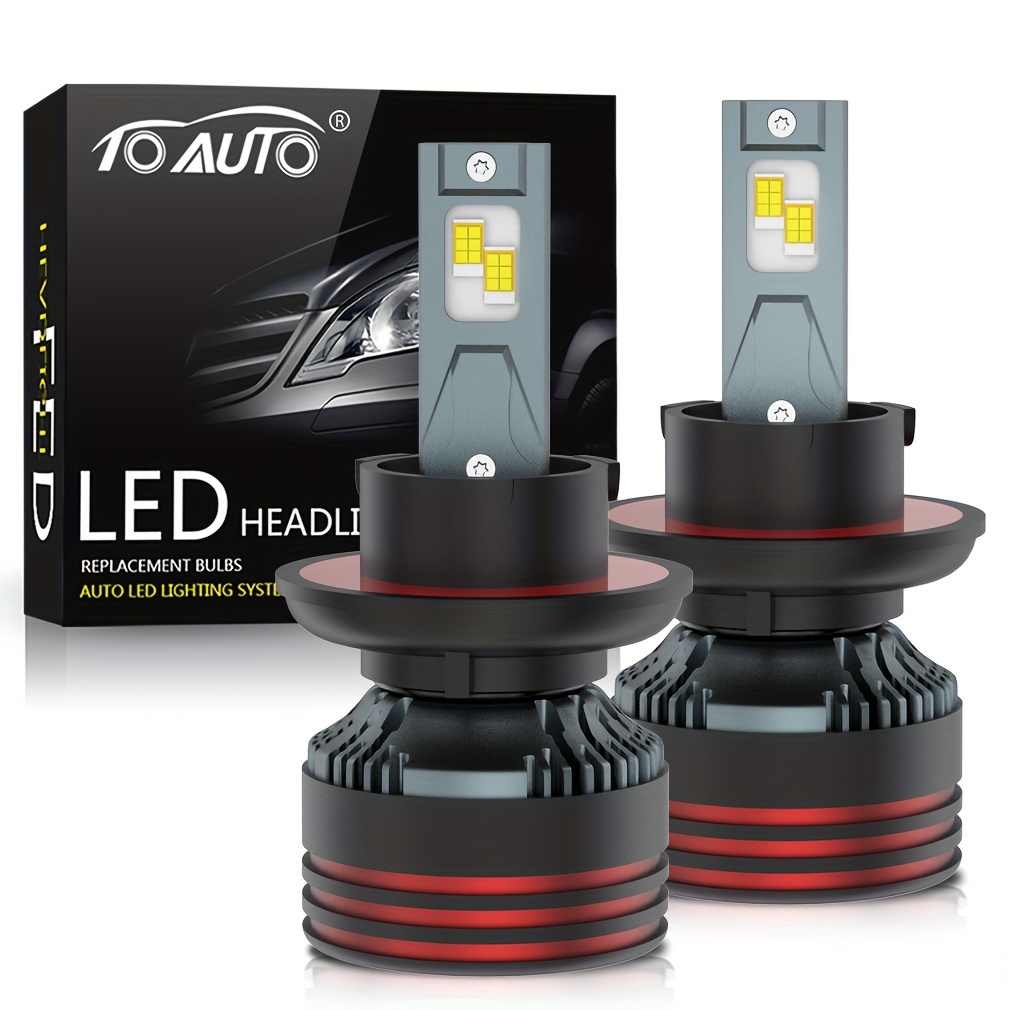 H4 LED Lights Car Headlight H4 Projector Lens Canbus 3000K 4300K 6000K Lamp  Bulb Auto LED Headlights Mini Lampada 30000LM Lamp