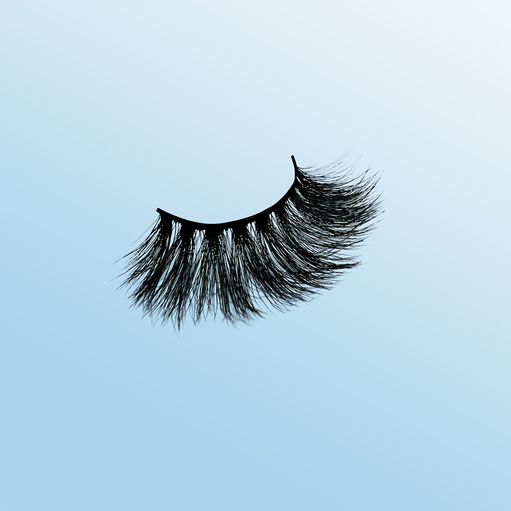 4 Pairs 3D Thick Mink False Eyelashes Natural Cross Messy Volume Lashes