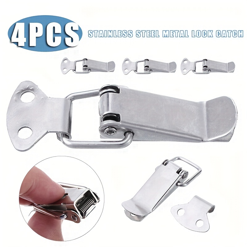 4PCS Toggle Latches Stainless Steel Toggle Latch Catch Clamp