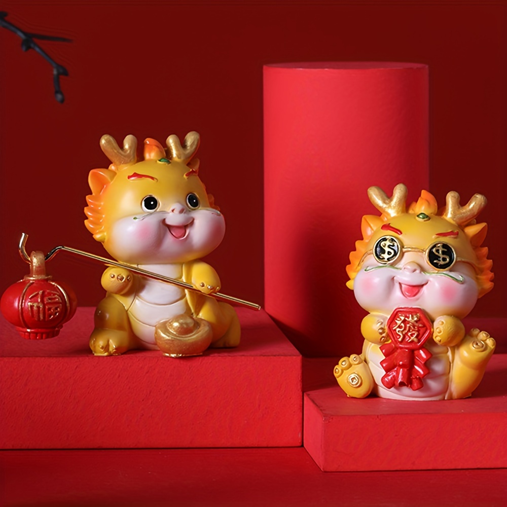 New Year Cute Dragon Figurine Ornament – ownkoti