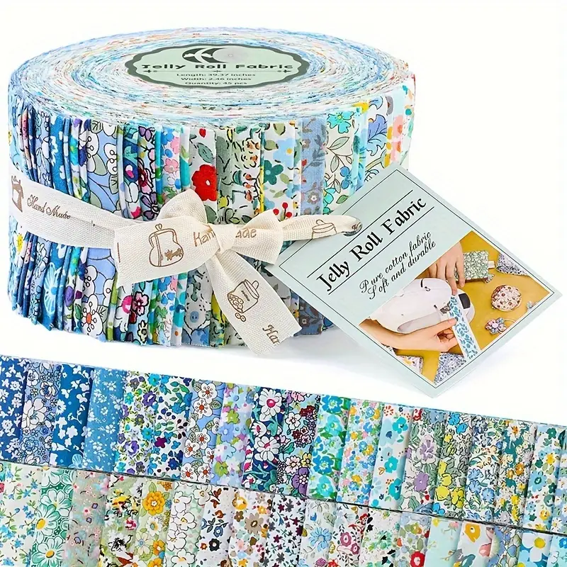 Fabric Jelly Rolls Jelly Roll Fabric Strips Quilting - Temu