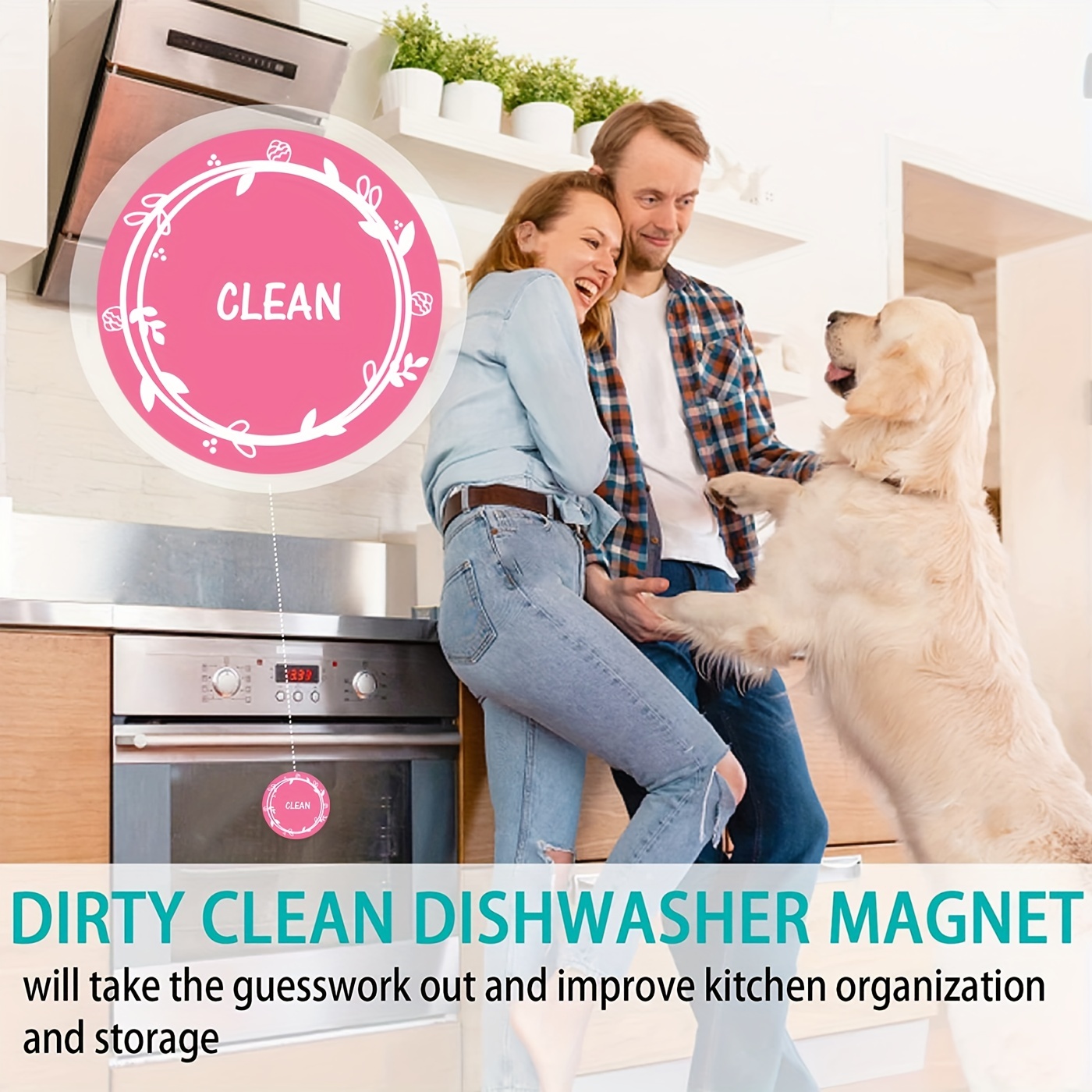 Dishwasher Magnet, Dirty/Clean