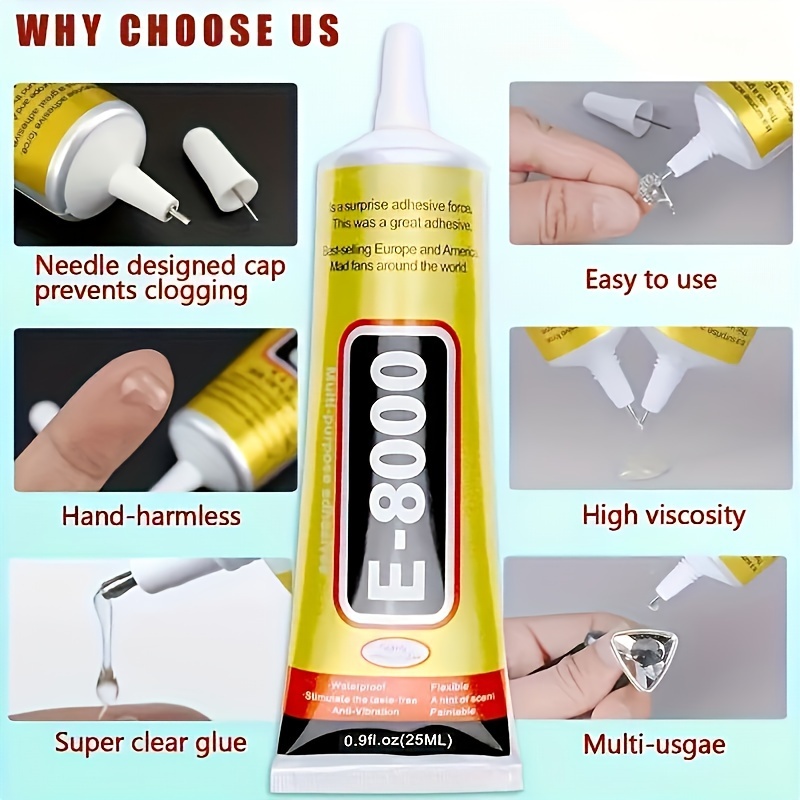 E8000 multi-purpose adhesives clean glue suitable mobile repair