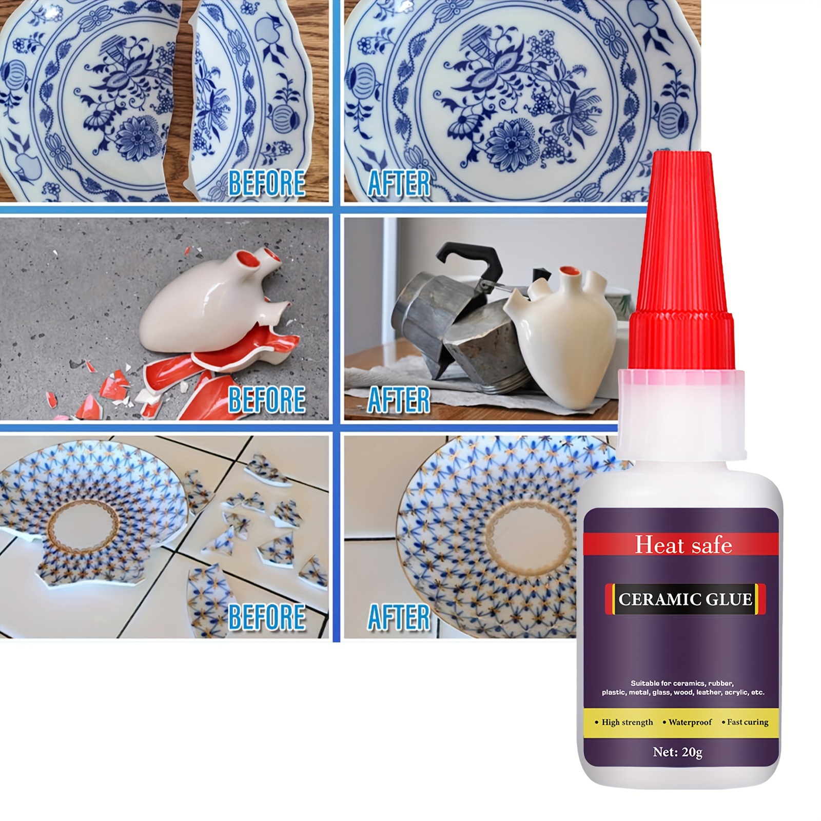 Ceramic Glue Gel glue For Ceramics And Porcelain Repair - Temu