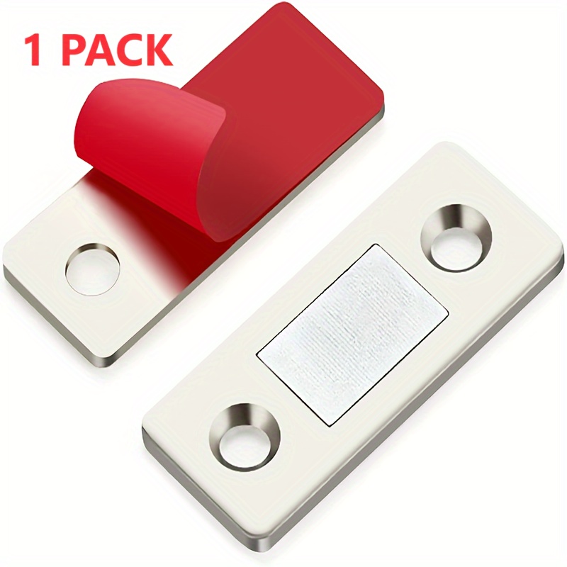 Pestillo Magnetico Para Puerta De Gabinete, Pestillos De Acero Inoxidable-4  PACK