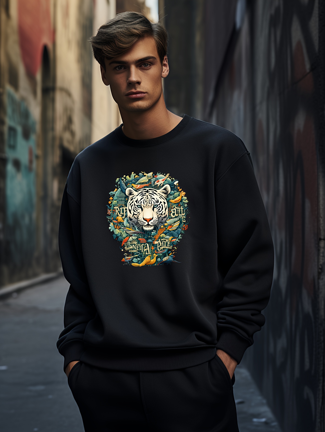 Tiger best sale head sweatshirt