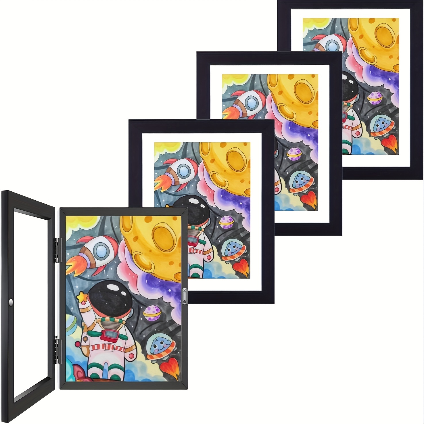 Kid’s Artwork Frame | Display Store, Archive | Children’s Artwork Storage |  Wall Art Gallery