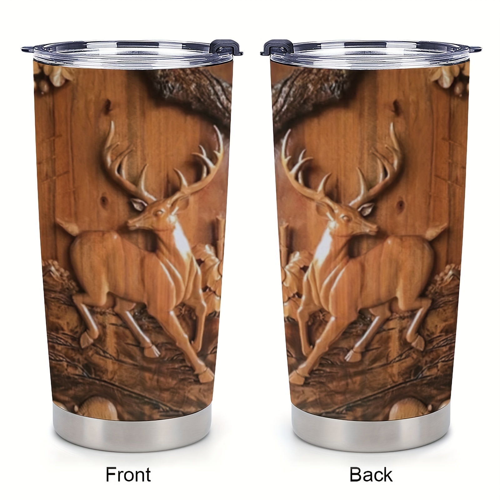 JENVIO Hunting Gifts for Men | Hunting Stuff | Large 20 Ounce Steel  Hot/Cold Travel Hunting Tumbler/…See more JENVIO Hunting Gifts for Men |  Hunting