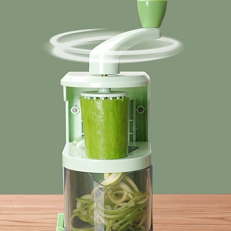 Vegetable Spiralizer, Manual Zucchini Noodle Maker, Zoodles Spiralizer For  Potato, Multifunctional Vegetable Slicer, Rotatable Fruit Grater, Rotating  Shredder, Kitchen Stuff, Kitchen Gadgets - Temu New Zealand