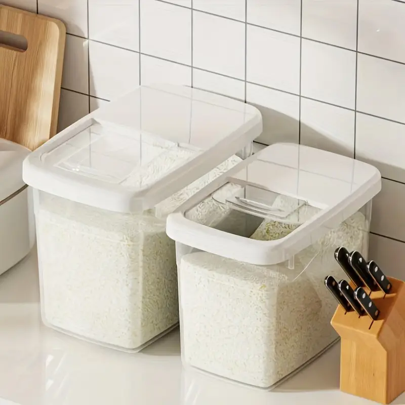Rice Bucket Large Capacity Cereal Container Moisture proof - Temu