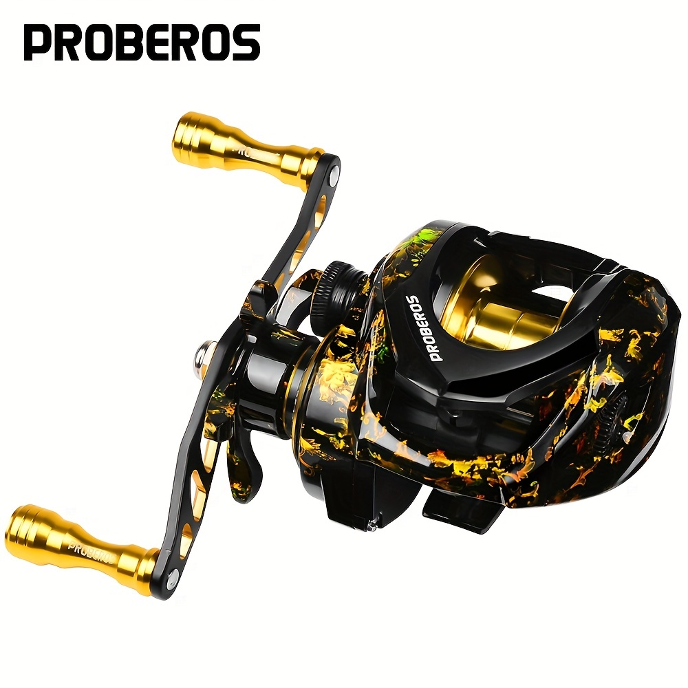 Ming Yang CL20 Round Baitcast Reel BlACK & GOLD 3.2.1 Gear Crappie