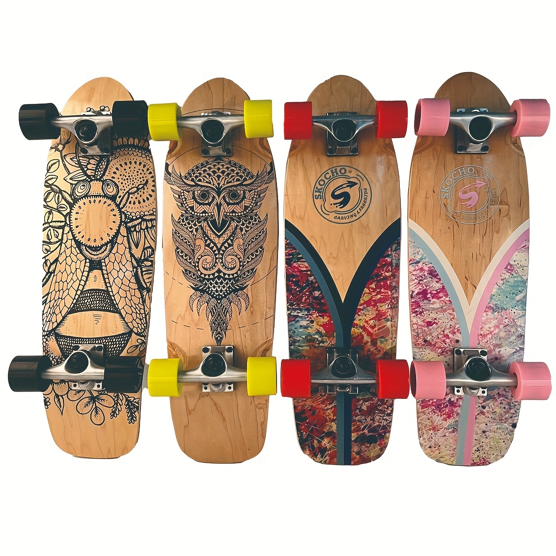 Packs De Pegatinas Skateboard - Temu
