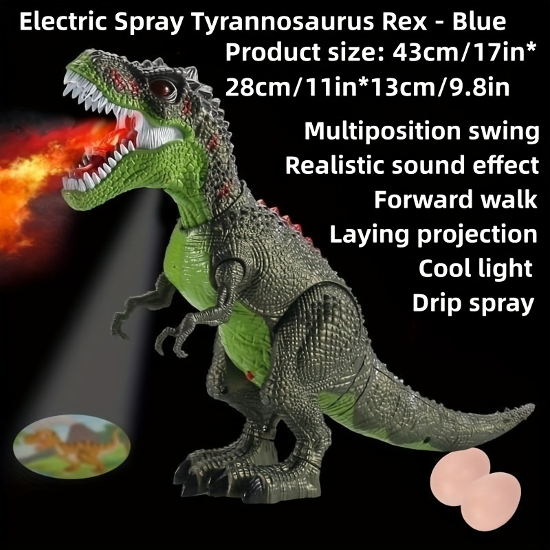 0€01 sur Dinosaure de marche simulation jouet dinosaure projection d'oeufs  jet - Vert - Autre jeux d'imitation - Achat & prix