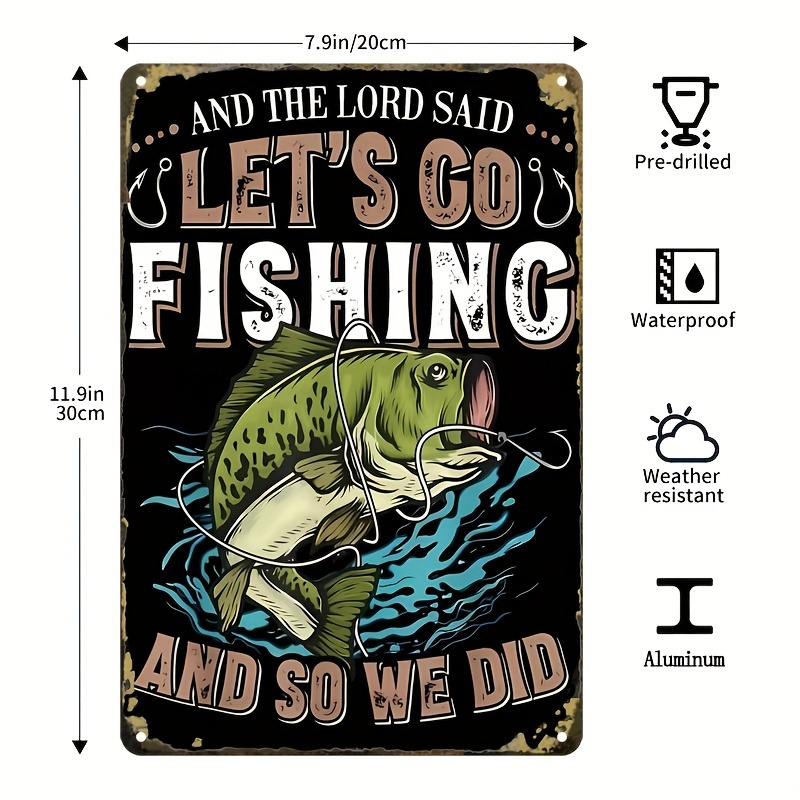 Let's Go Fishing' Sticker