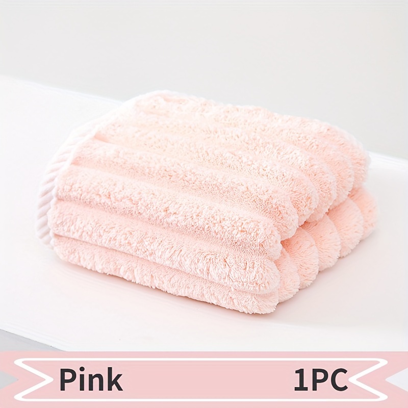 Coral Fleece Hand Towel Household Simple Plain Hand Towel Temu South