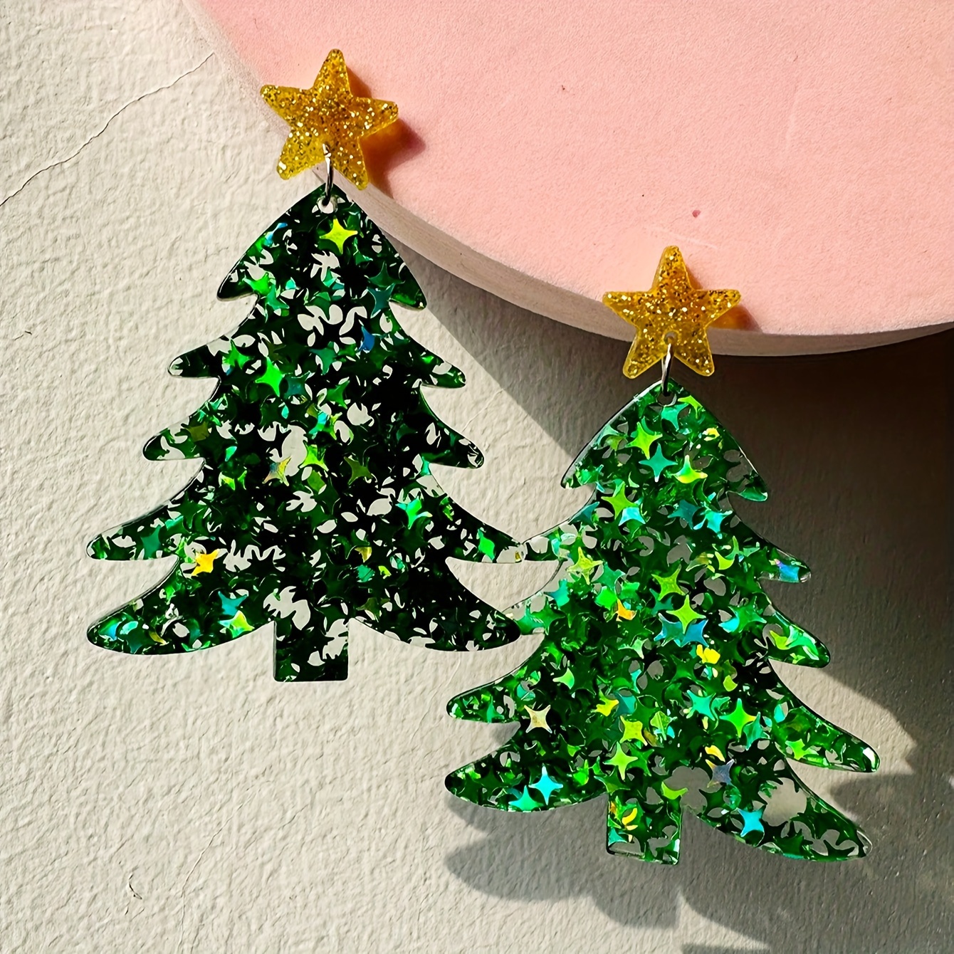 Christmas Tree With Glitter Foam Sheet