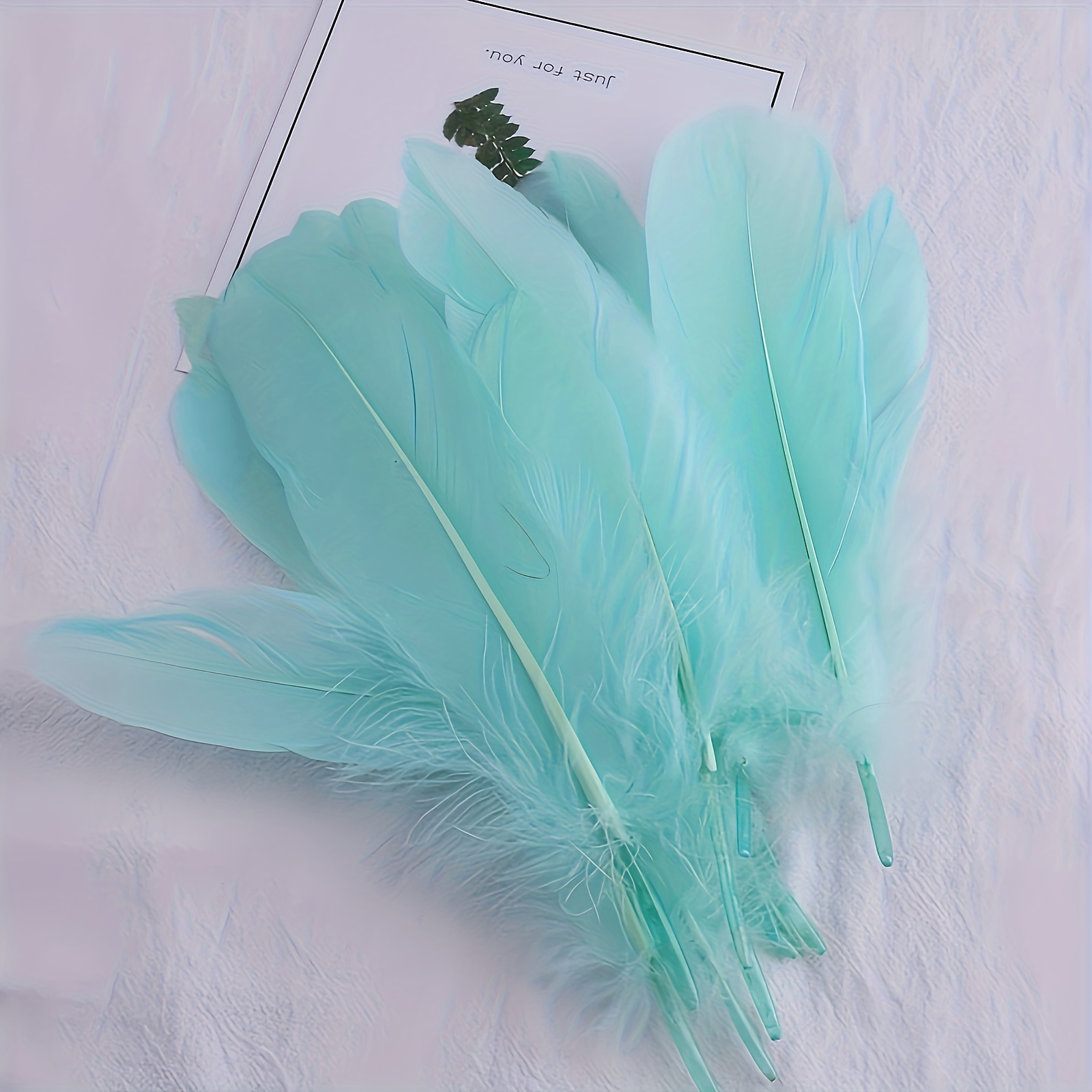 

50pcs Floating Faux Feather Decorative Accessories For Wedding Dress Party Stage Handmade Gift Box Photography Props Home Ornaments
