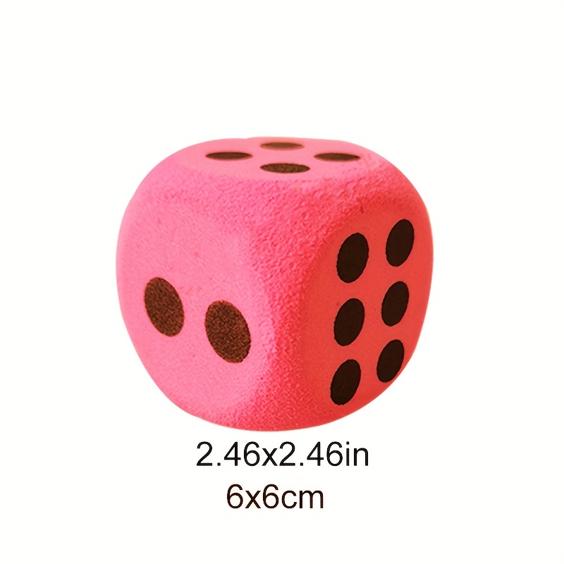 Math Blank Foam Dice - 100/Bag 25mm | Geyer Instructional