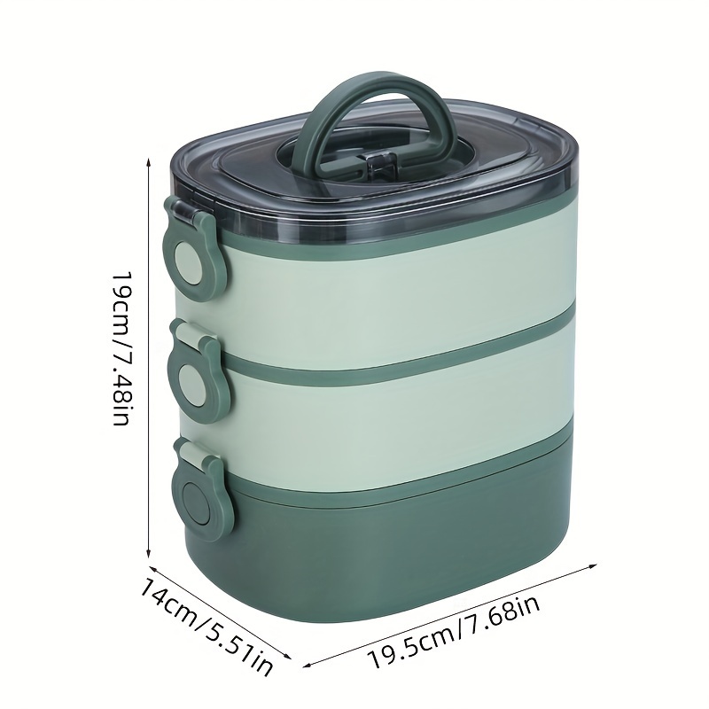 Bento Boxes, Bento Lunch Box, Stackable 3 Layers Bento Box, Large