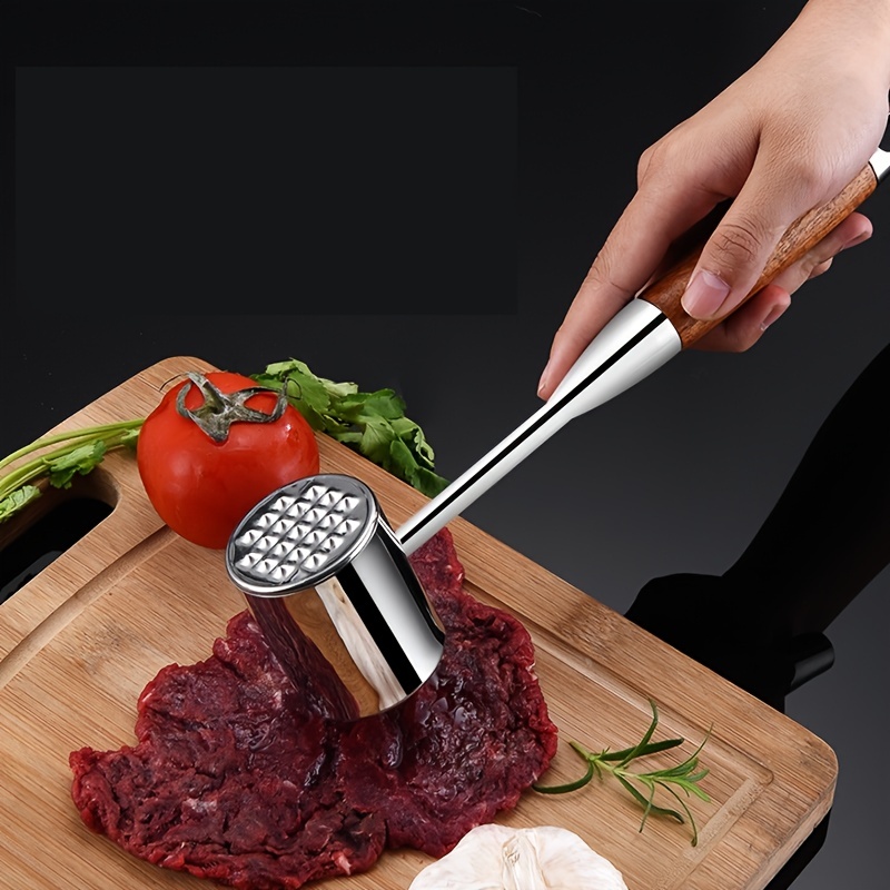 2 griffes de déchiquetage de viande en métal, fourchettes à viande en acier  inoxydable avec manche