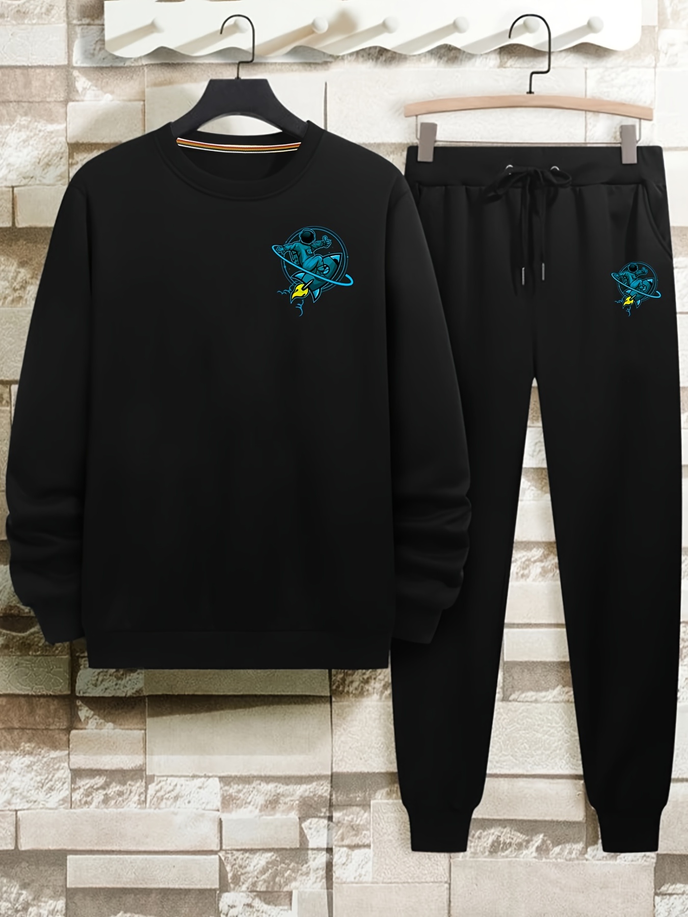 Mens Crewneck Sweatshirts Graphic - Temu