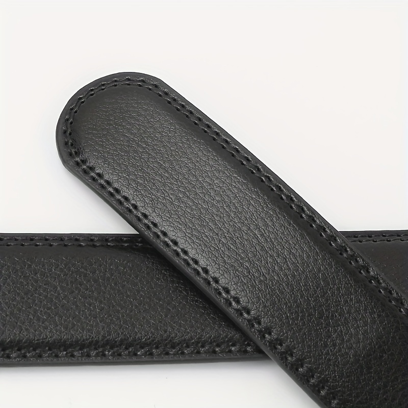 Men's Cowhide Automatic Buckle Business Leather Belt